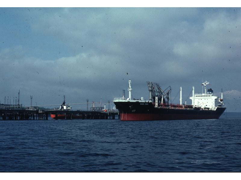 Oil terminal, Shetland.